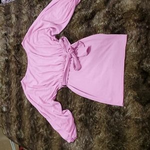 Pink casual evening dress